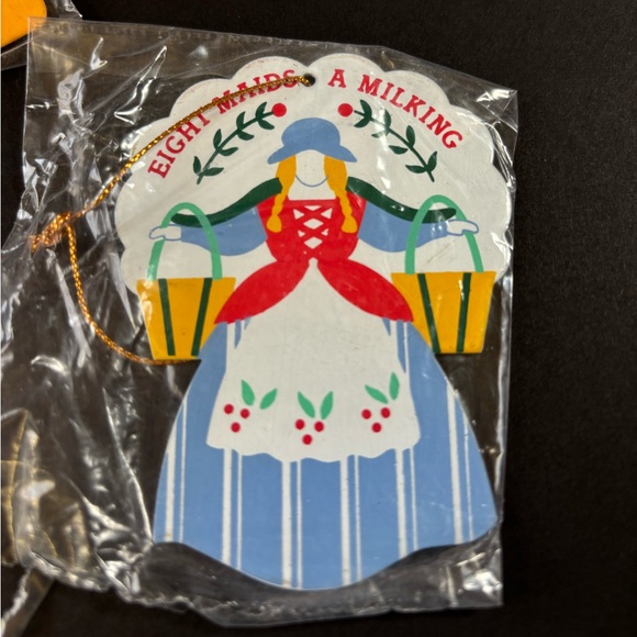 Vintage 12 Days of Christmas Ornaments NWOT - Picture 3 of 4